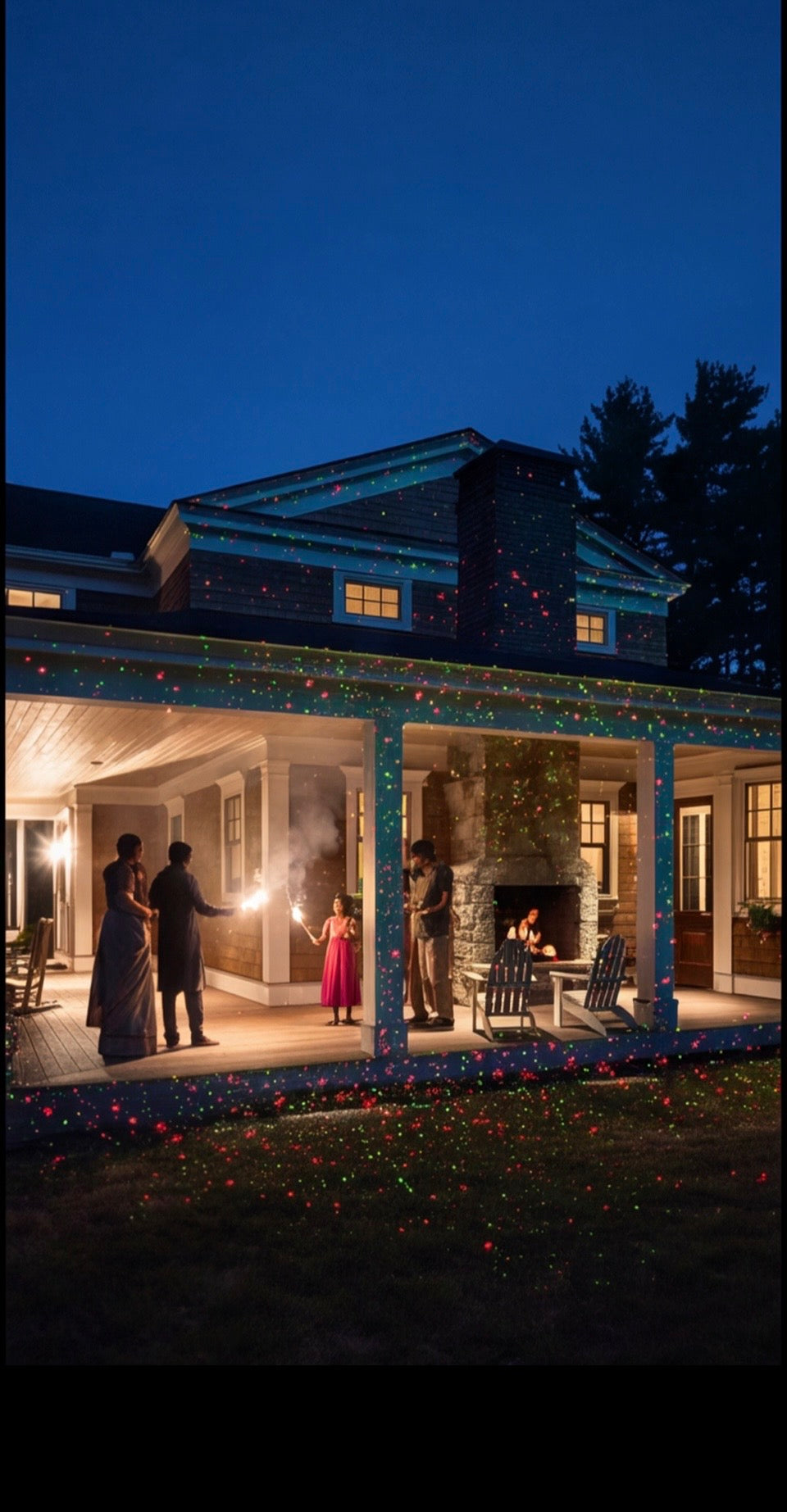 Star Fairy Laser Light Projector – Festive Ambient Lighting